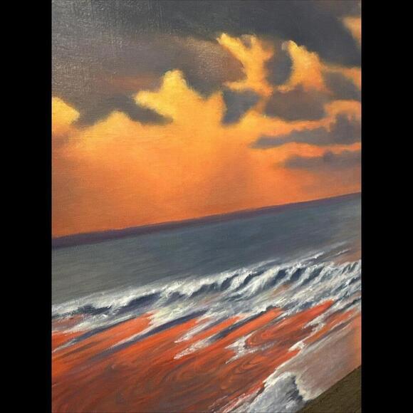 Original Susan Meyer Sinyai Oil on Panel 26" x 21" framed - Picture 6 of 16